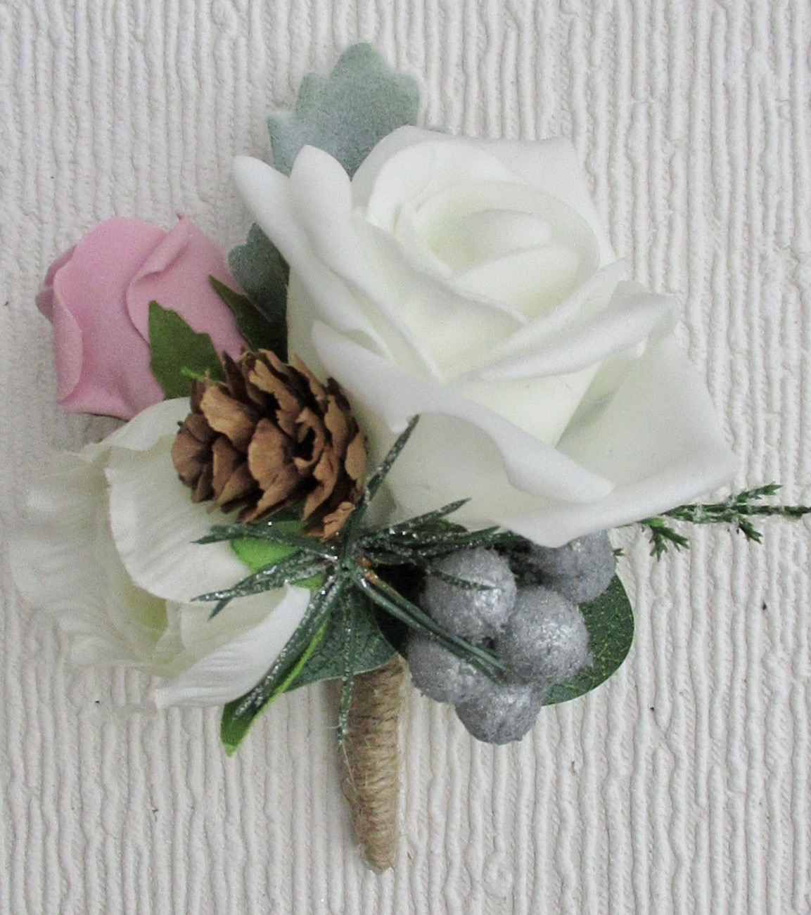Silk Buttonholes Buttonaires For Weddings The Floral Touch UK